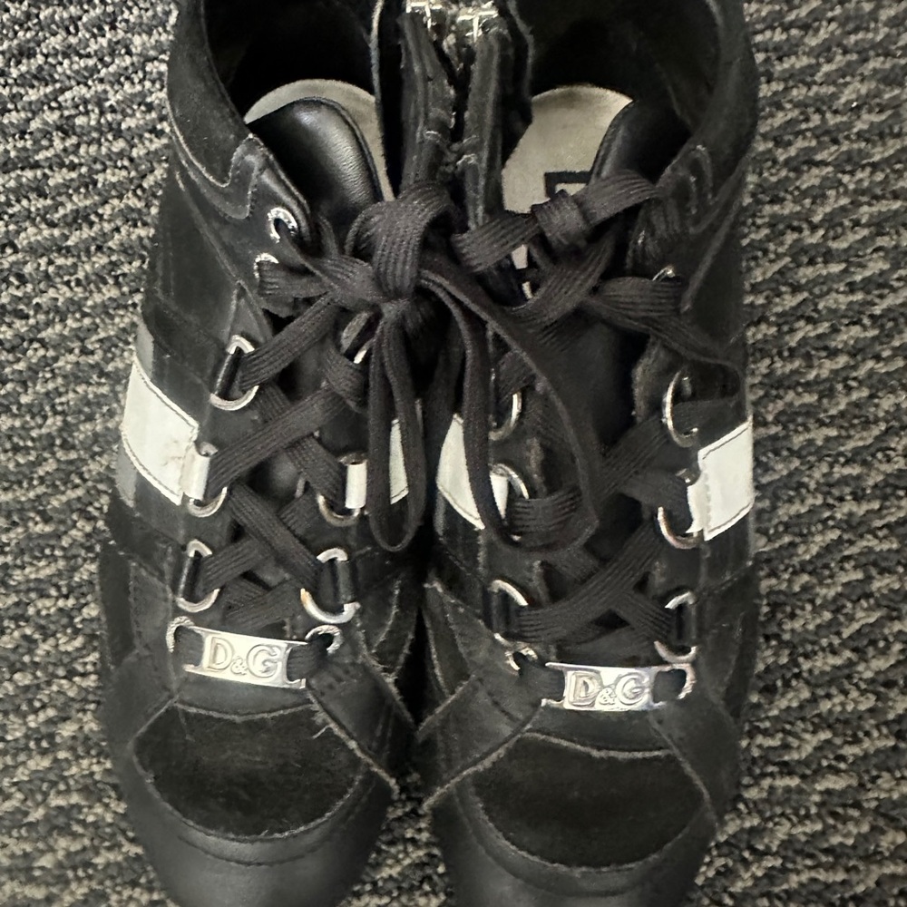 Dolce & Gabbana D&G Junior High-Top Sneakers – EU 36 / US 4